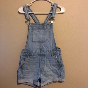 BDG denim overalls